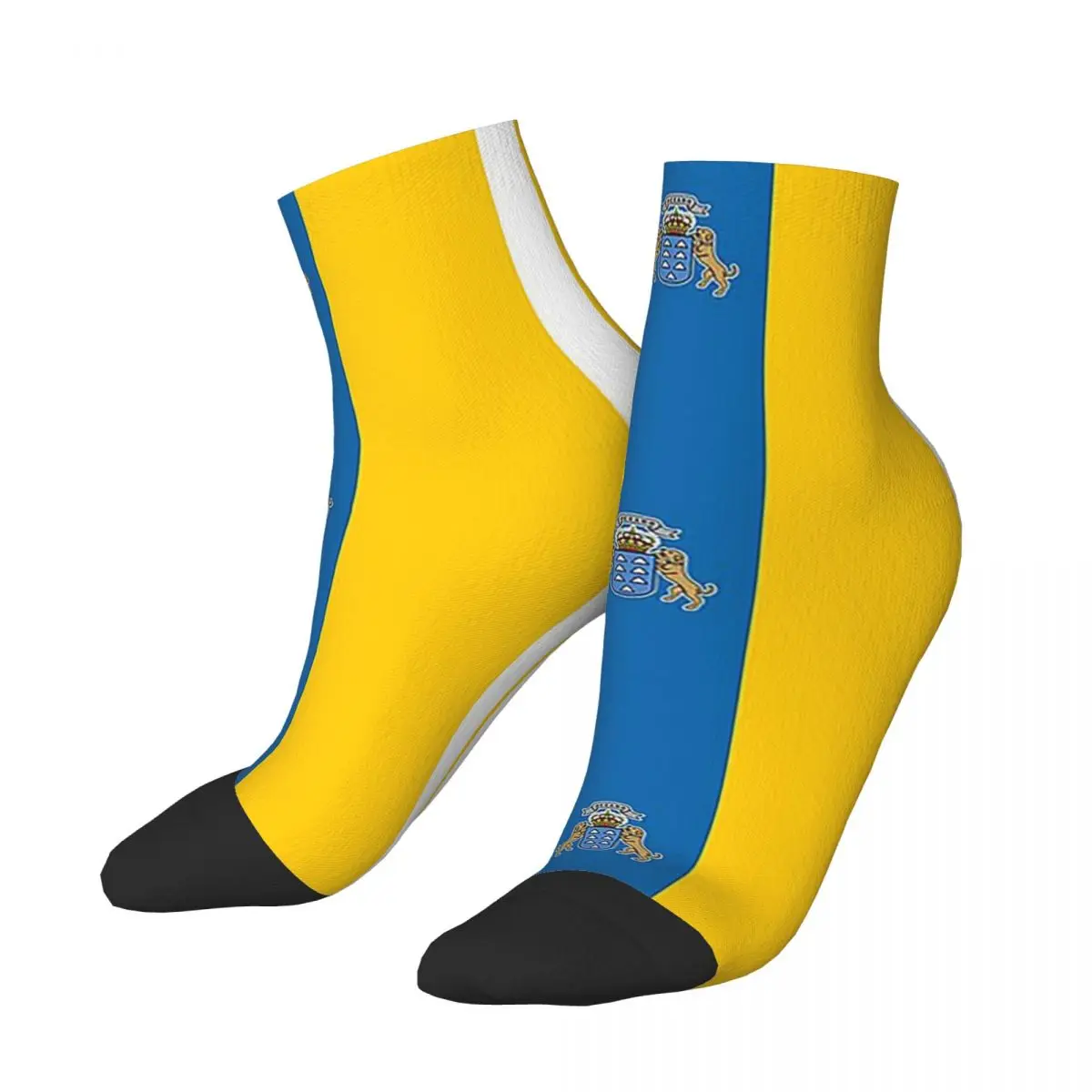Spain Flag Oceano Canary Islands Socks Harajuku Stockings All Season Accessories for Man's Woman's Birthday Present