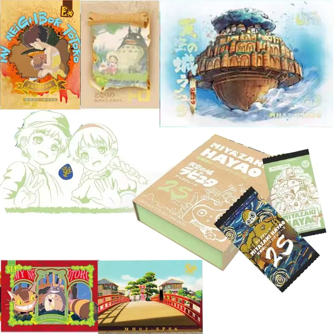 

Новинка, аниме серия Hayao Miyazaki The Studio ghiдоступ, коллекционные карты Dx Ssp, искусственные подарочные настольные игрушки на Рождество