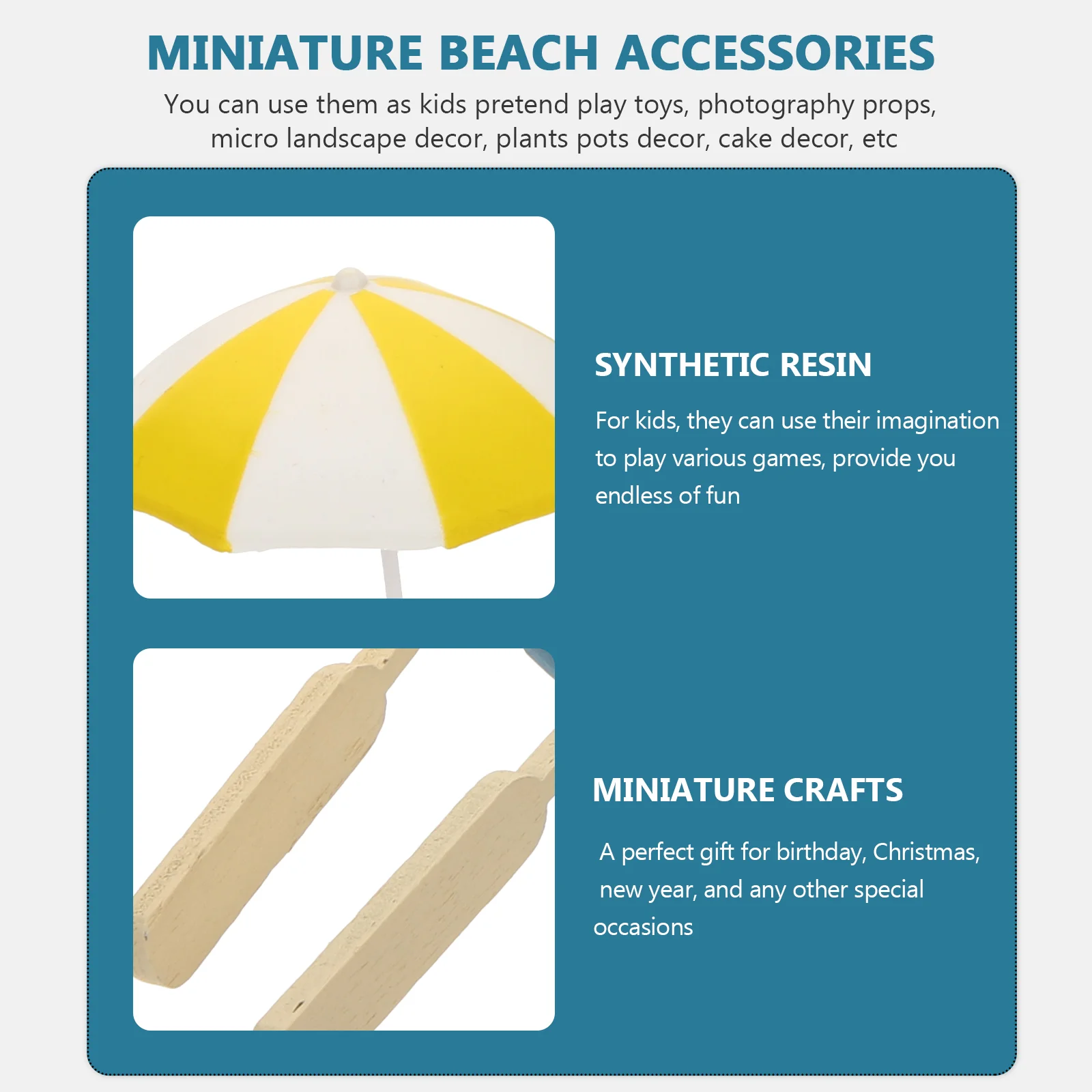 17 шт. пляжные мини-украшения пальма миниатюрный стул в японском стиле крошечные