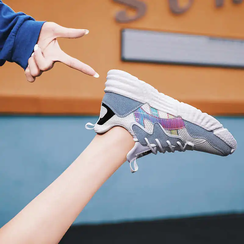 

Purple Women's Sport Shoes On The Platform Running Shoes For Women Sports Shoes For Women Brands Lightweight Sneakers Tennis