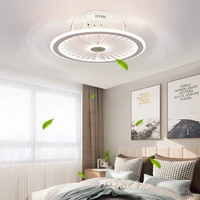 modern remote control led ceiling fan modern lamp decoration with lamp remote control fan 50cm bedroom decoration