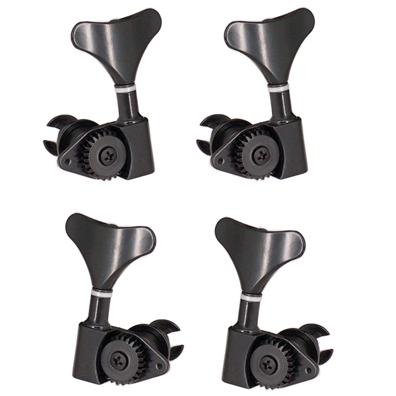 

4PCS Sealed Bass Tuners Machine Head Tuning Key Pegs Set 2L 2R Vintage For Guitar Bass Replacement Parts