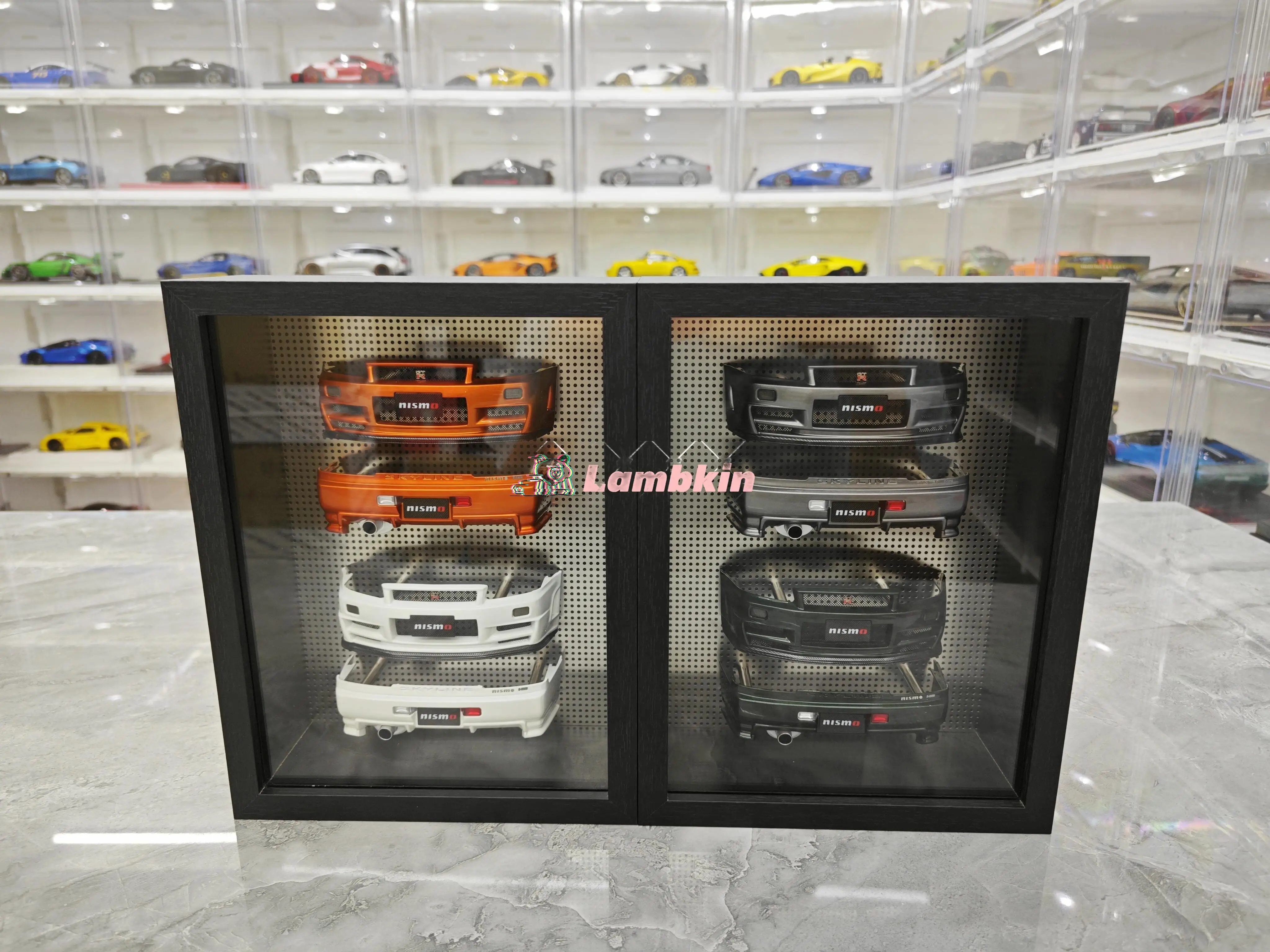 MOTORHELIX 1/18 R34 бампер фоторамка подарок украшение из сплава