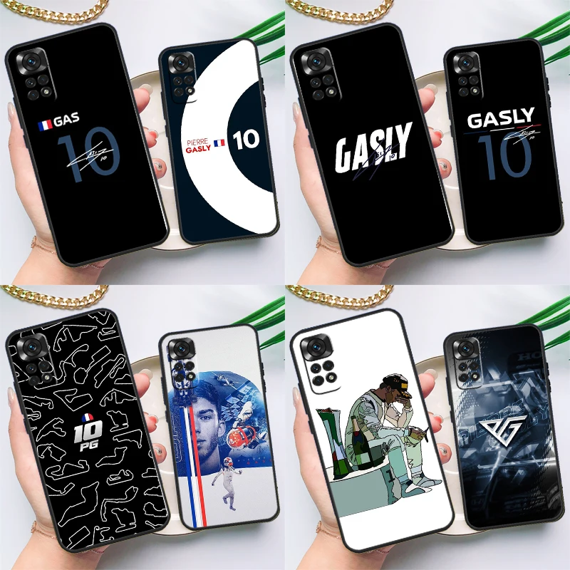 Чехол Pierre Gasly 10 F1 для Xiaomi Redmi Note 12 11 10 9 8 Pro Note 8T 9S 10S 11S Redmi 10 10C 12C 9C, чехол
