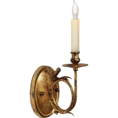 Американский сельский ретро креативный настенный светильник из кованого железа