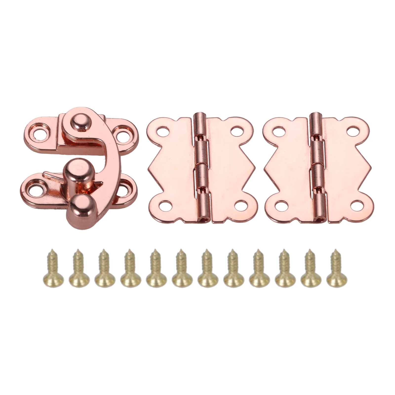 

1 шт., антикварные защелки для шкатулки, розовое золото, металлические защелки для шкатулки, застежка для чемодана, застежка-клипса, деревянная винная шкатулка