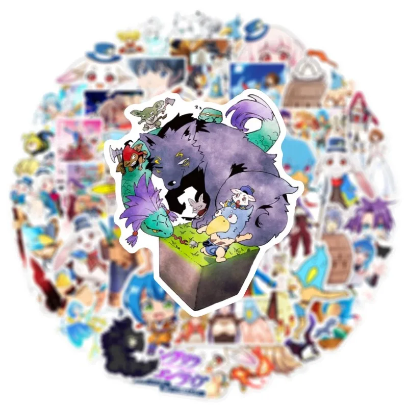 50 шт. Shangri-La Frontier Alien анимационная игра наклейка в стиле граффити маленький кролик