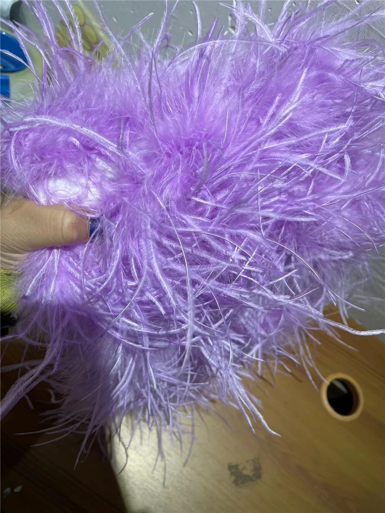 Укороченный топ из страусиных волос для женщин топ-труба с перьями облегающий