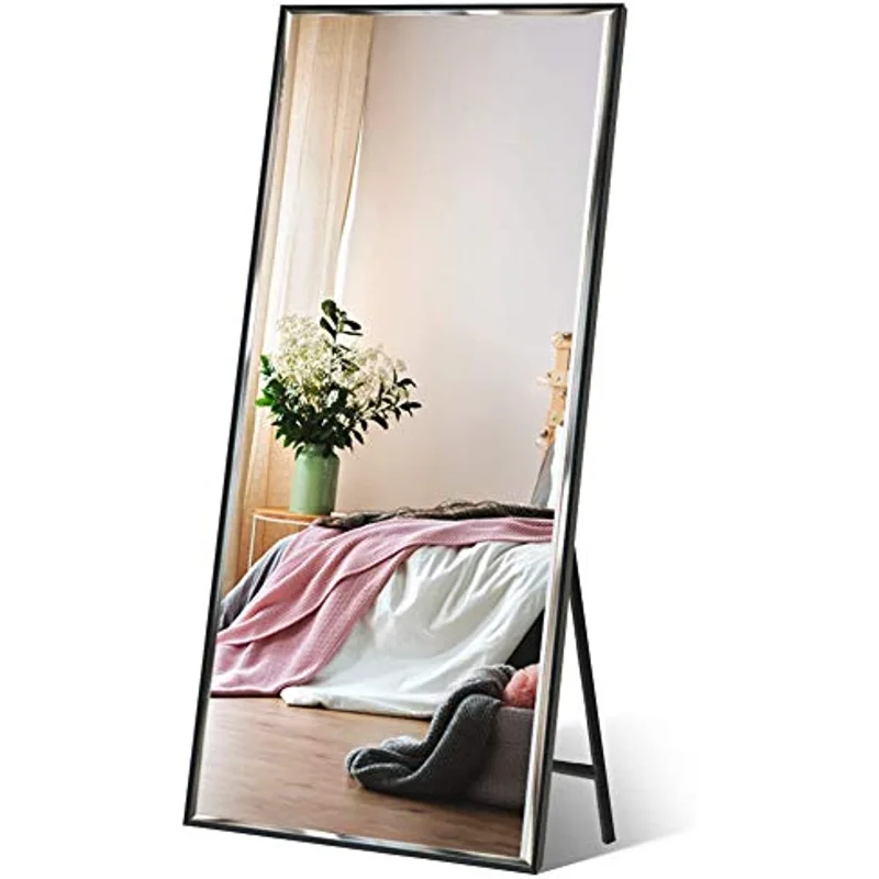 

Вертикальная или настенная подвеска, вертикальная черная рамка HD, прямоугольное, полноразмерное, большое, напольное, вертикальное или настенное зеркало