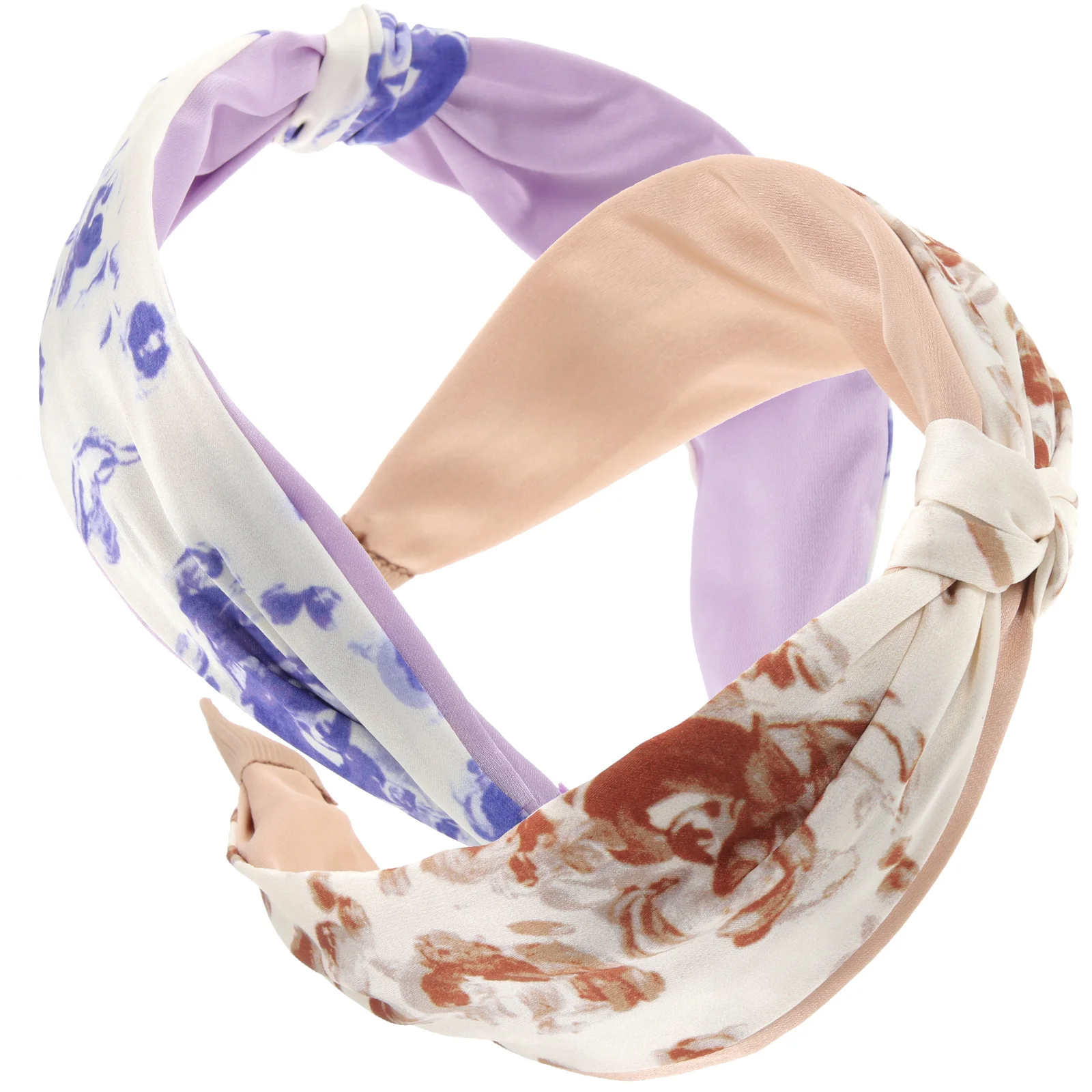 

2pcs Women Top Knot Headband For Women Wide Headpiece Yoga Hair Bands Fashion Hair Accessories