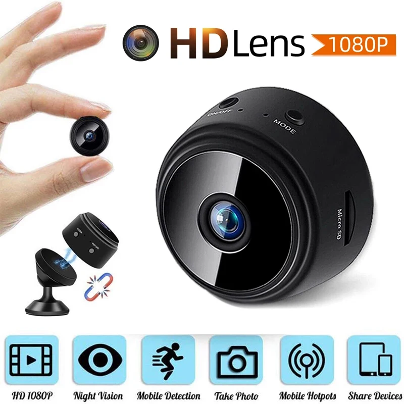 

A9 Mini Surveillance Camera WiFi Camera 1080P HD Night Version Micro Voice Recorder Wireless Mini Camcorders Video IP Cameras