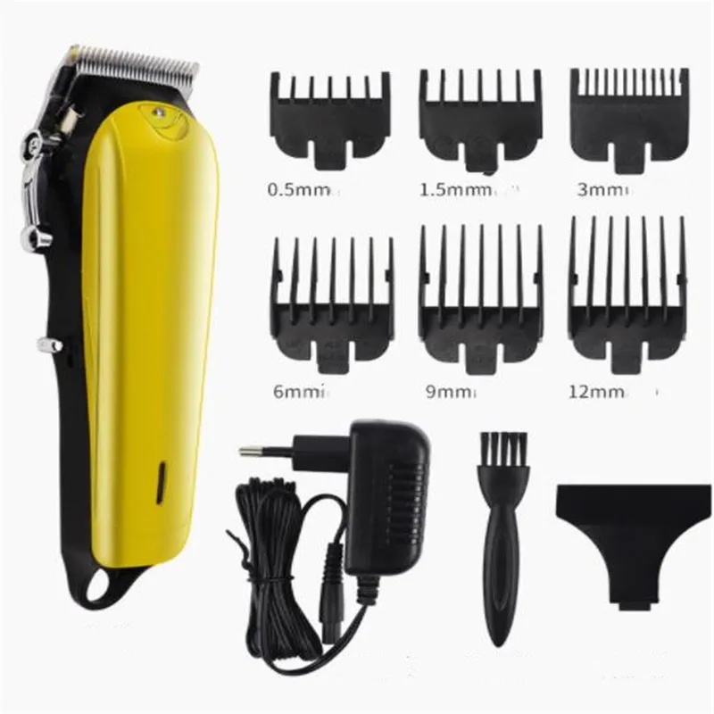 

Professional Barber Clipper Cordless Electric Hair Trimmer Retro Oil Head Fading Style Razor Hairdresser Adult Haircut Machine