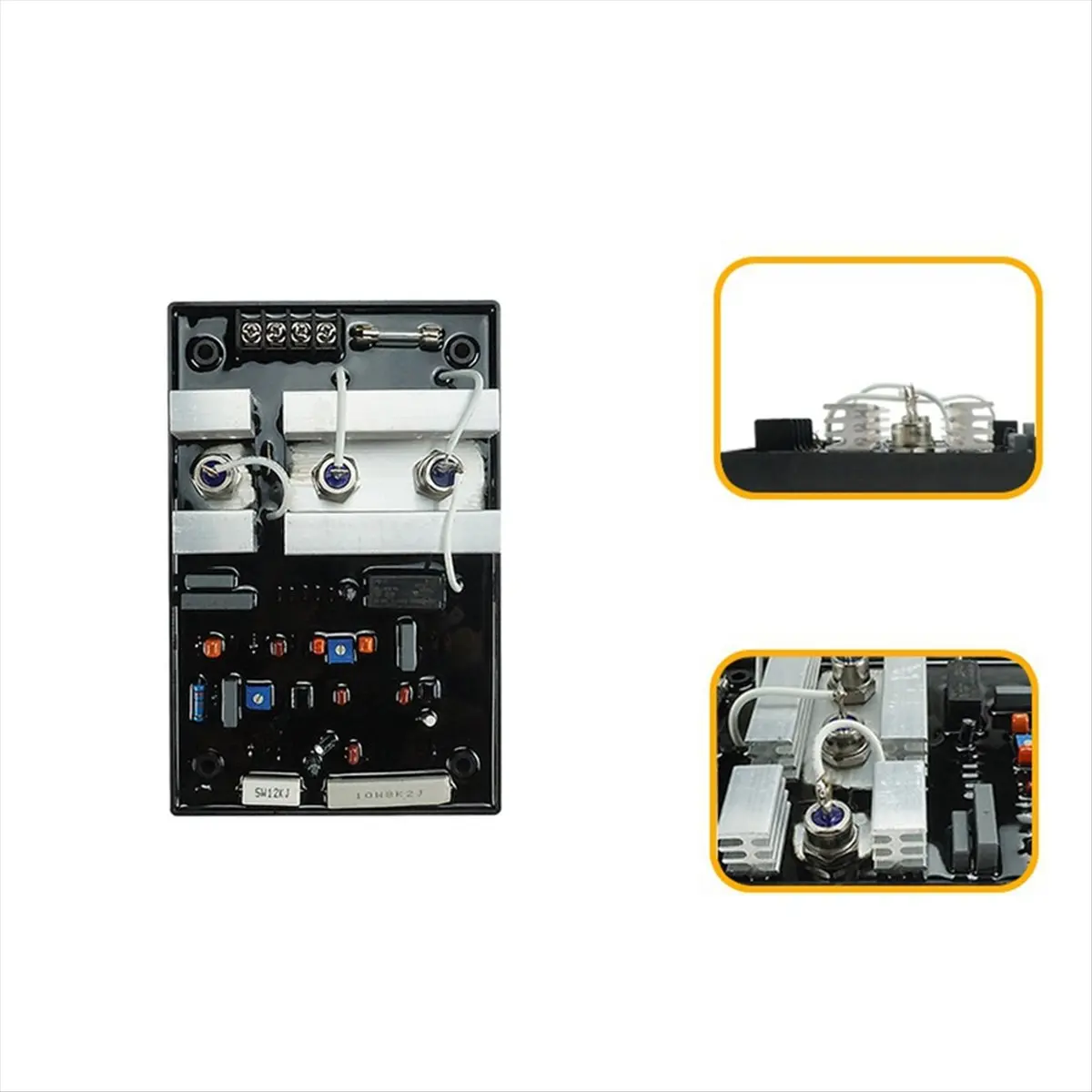Фото (A12R) GAVR-35A Автоматический регулятор напряжения (AVR) GAVR 35A, плата управления возбуждением, запчасти для генераторных установок №1