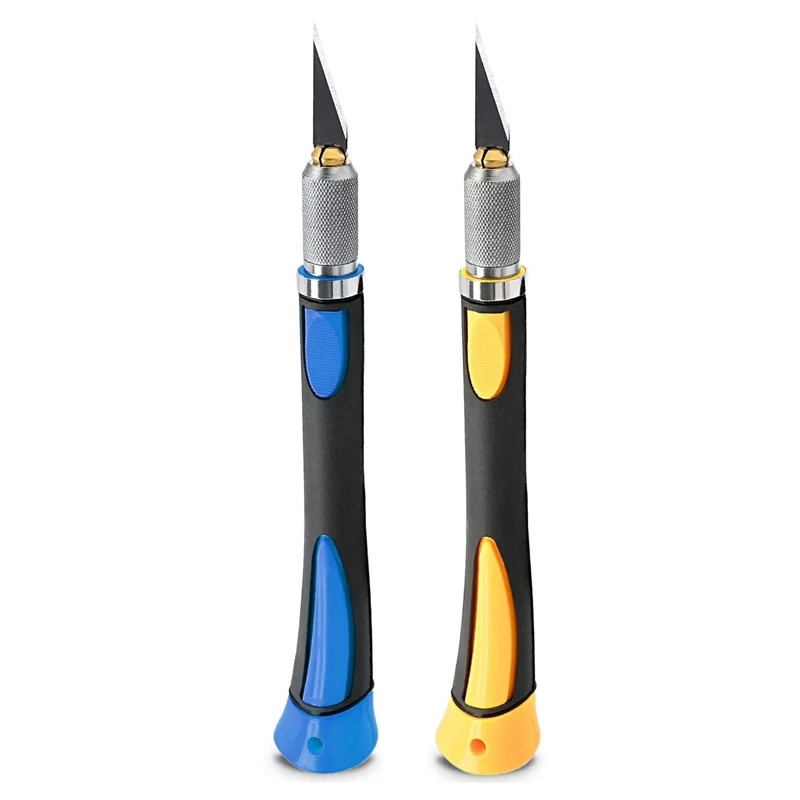 

Precision Hobby Knife Craft Knife Kit For DIY, Art, Cutting, Stencil With 20 Pieces Replacement Blades