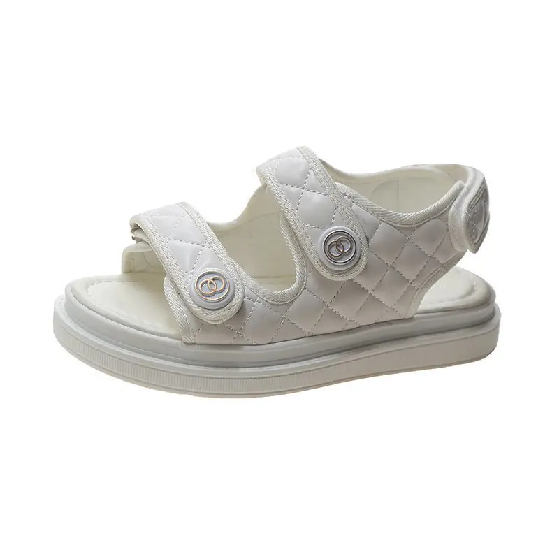 

Women's Sandals 2022 Summer New Casual Sandals Platform Shoes Beach Fashion Velcro Open Toe Shoes Sandal Platform Sandals