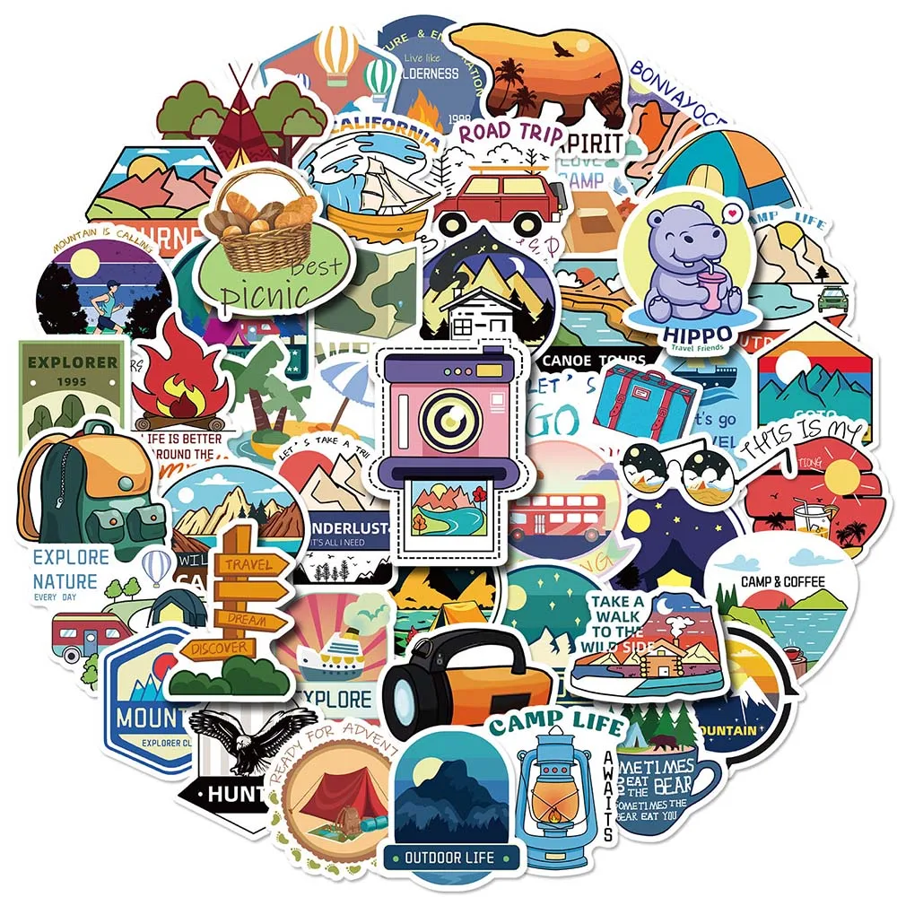 

10/50 шт., водонепроницаемые наклейки для автомобиля, в виде граффити