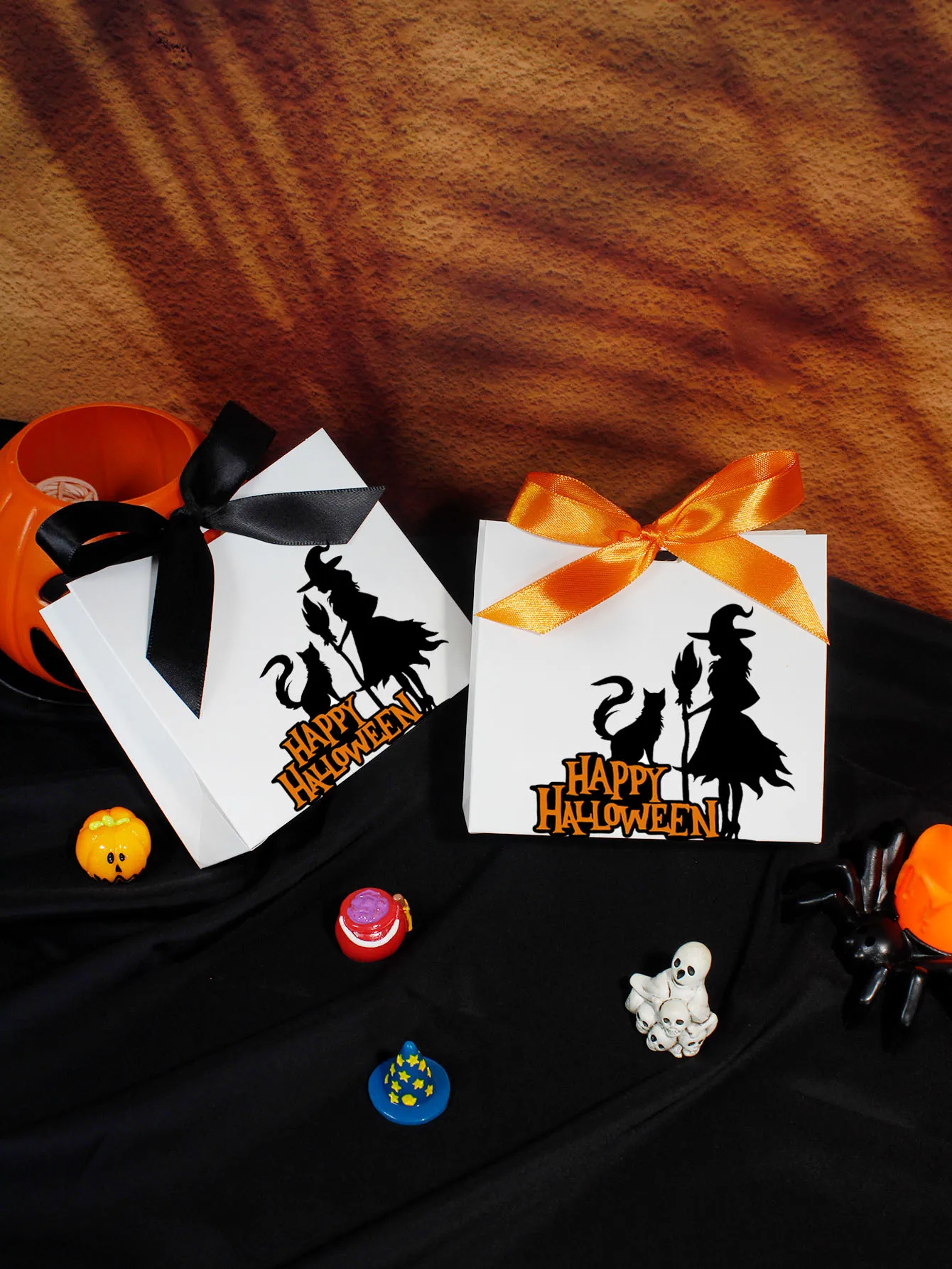 Коробки для подарков на Хэллоуин Goodie коробки трюков или конфеты сувениров
