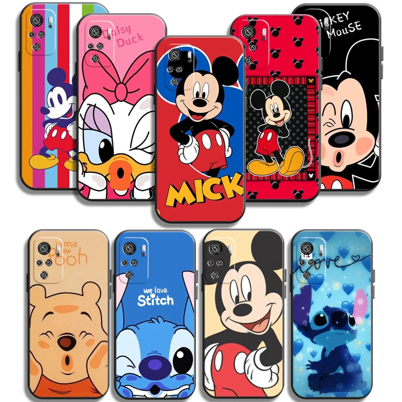 

Disney Mickey Stitch Phone Cases For Xiaomi Redmi 9 9AT 9T 9A 9C Redmi Note 9 9S 9 Pro 5G Soft TPU Back Cover Carcasa