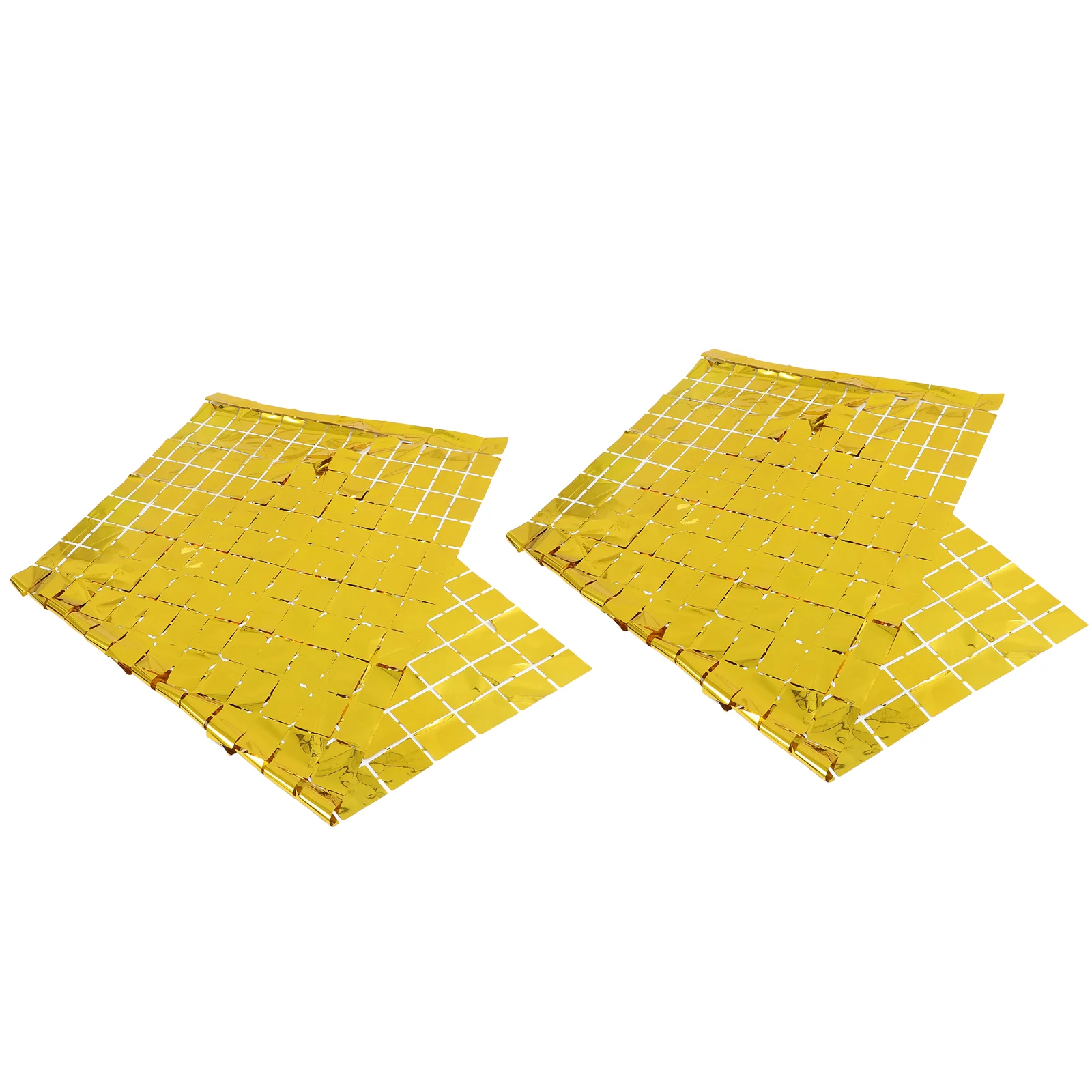 

2 шт. кубический узор мишура фольга бахрома занавеска s стена фон мишура бахрома занавеска