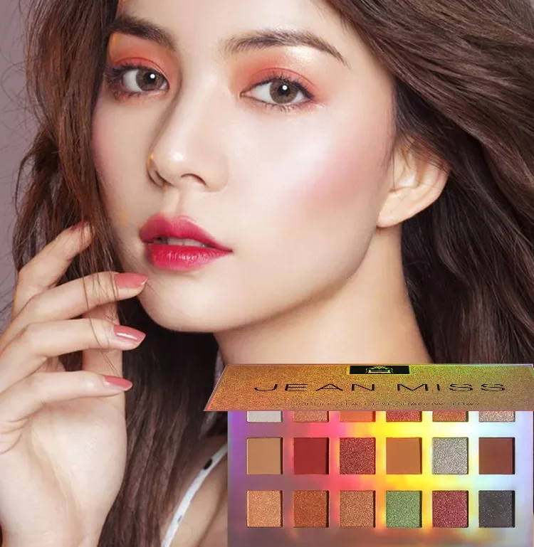 

NEW2023 18 Colors Desert and Starry Eyeshadow Palette Gradient Glow Long-lasting Women Beauty Non-irritating Eyeshadow Powder TS