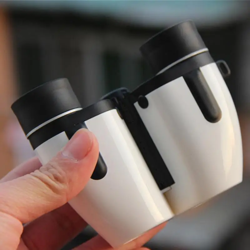 

Portable 10x22 Hd Powerful Binoculars Small-sized Abs Housing Mini Telescope All Optical Binoculars Field Glasses