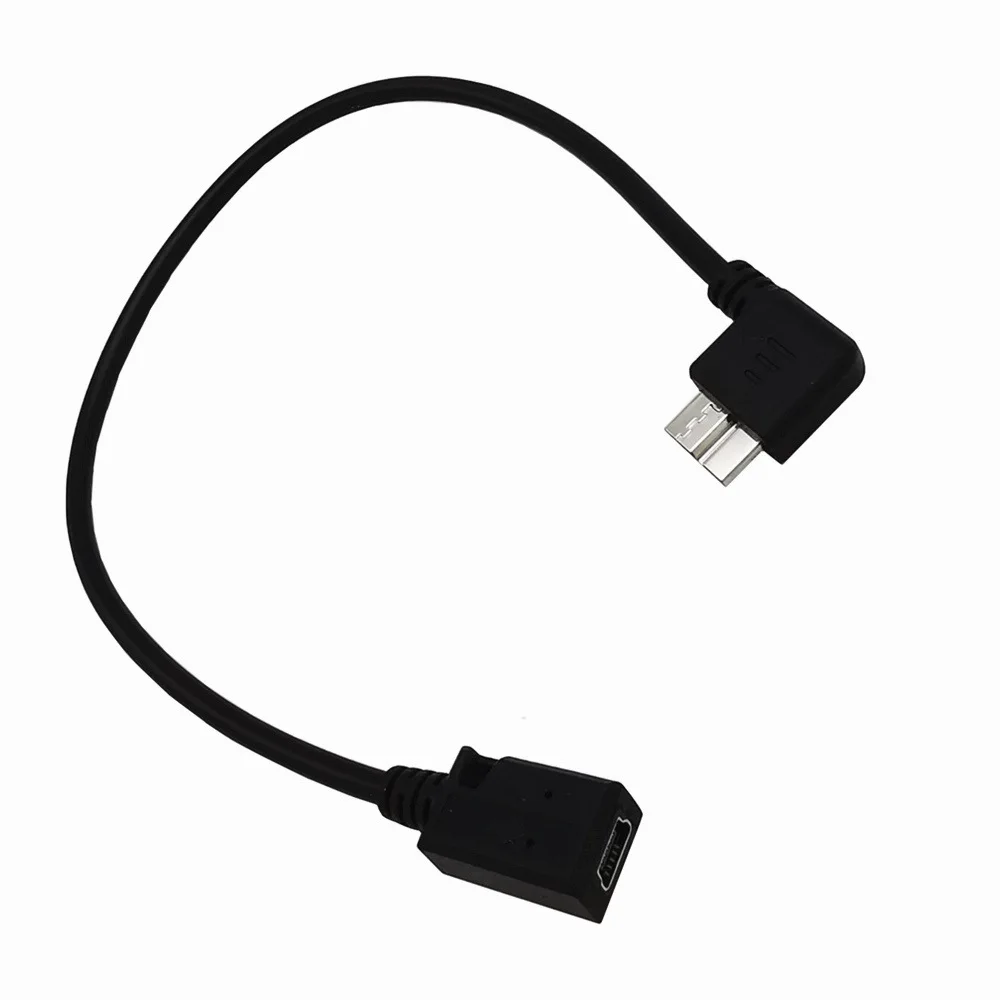 Дешевый USB 3 0 Micro B к Mini 5Pin женский короткий кабель для передачи данных адаптер