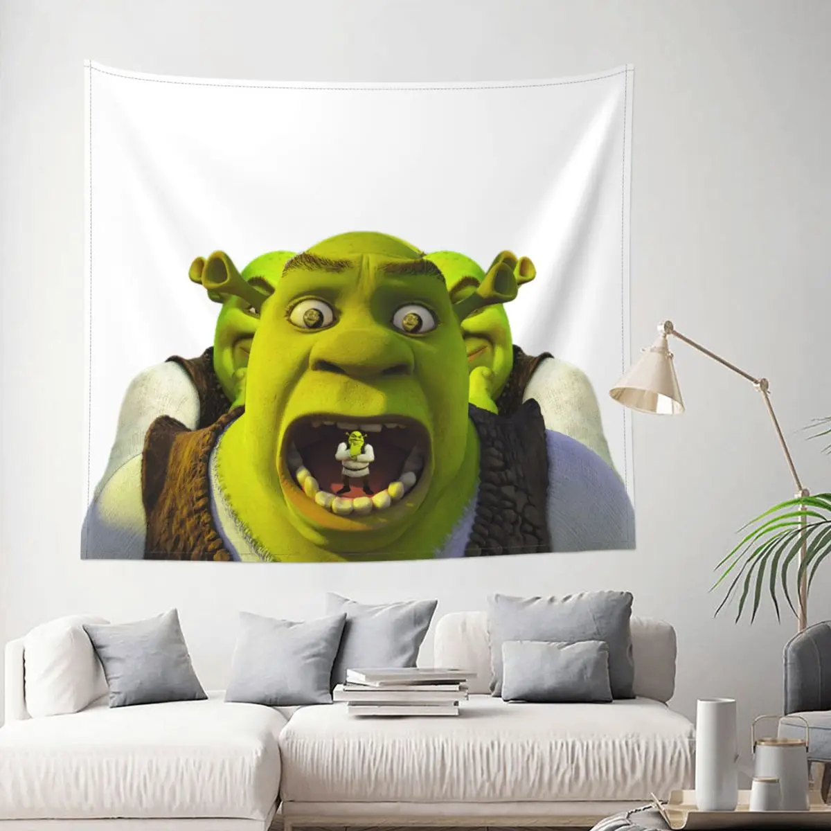 

Shrek In It Tapestry Wall Hanging Hippie Polyester Tapestry INS Throw Rug Blanket Wall Decor Yoga Mat