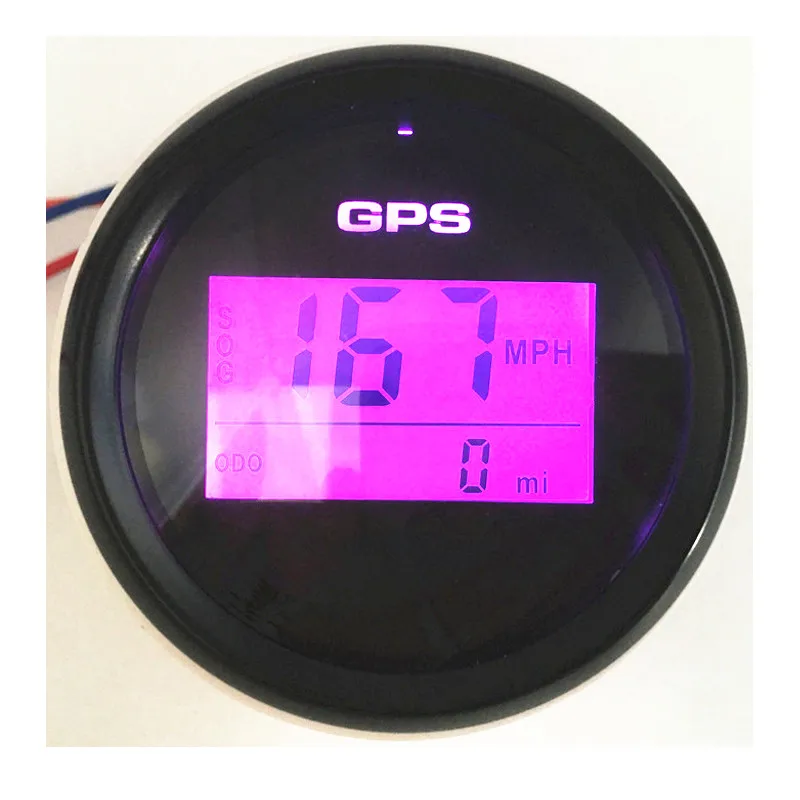 Новый тип 52 мм автоматические GPS-спидометры 0-999 км/ч с узлами Mph-сопротивления Sog
