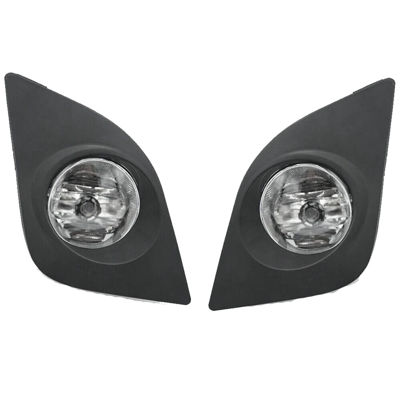 

2Piece Fog Lights With Bezel + Harness Switch Fit For 2014 2015 2016 Toyota Corolla L LE