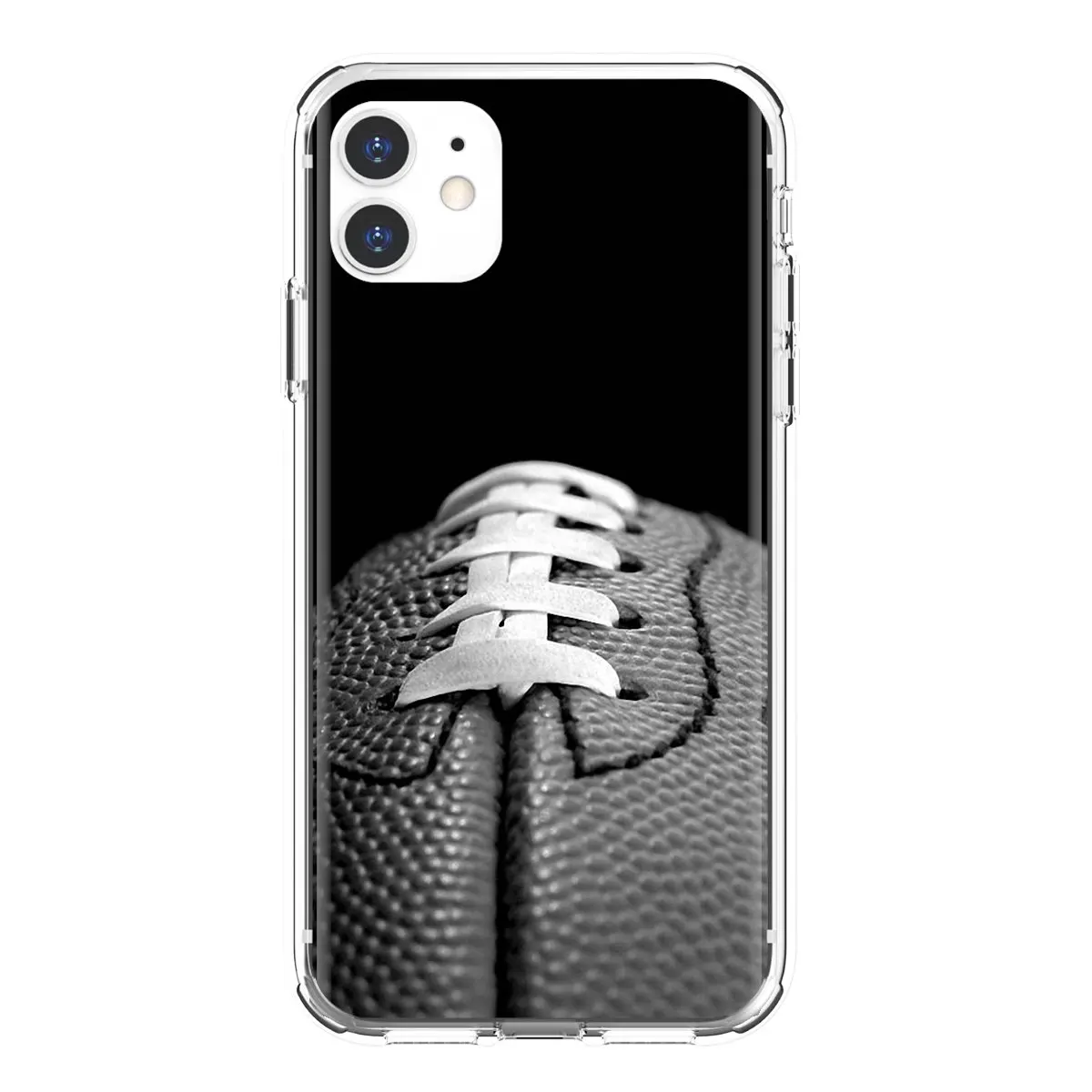 Классический мягкий чехол с изображением американского футбольного мяча для iPhone