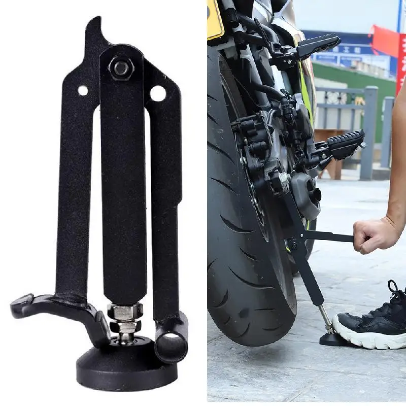 Motorcycle Folding Lifting Support Frame Foldable Heavy Lift Stand Stable Crane For With Upgraded Armrest