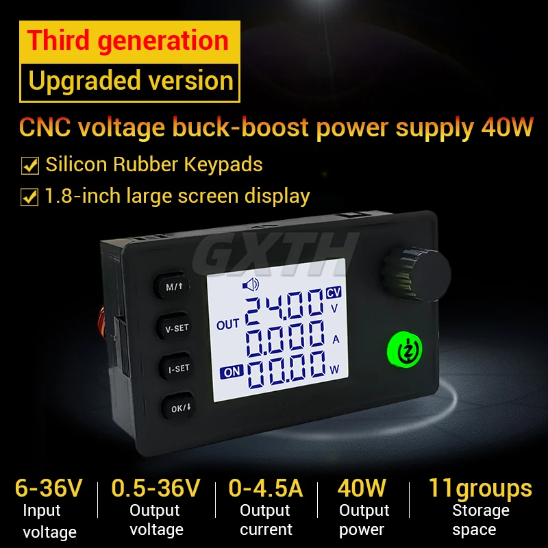 SK90 SK40 DC понижающий преобразователь постоянного тока CC CV 0 5-36 в 5 6 12 В 24 Стандартный