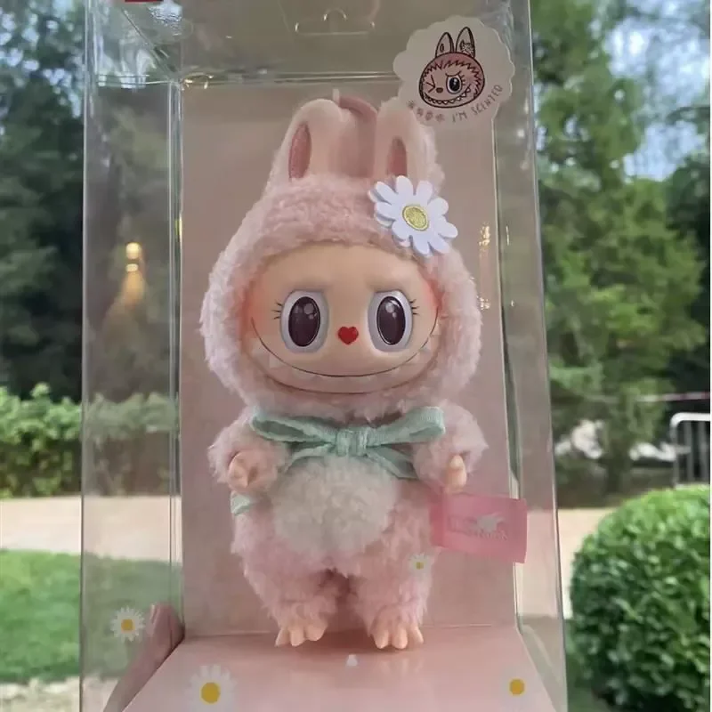 Bubble Mart Sweetheart Series Виниловая кукла Labubu Сидящая тыква Mokoko Heartbeat Macaron Летняя вечеринка