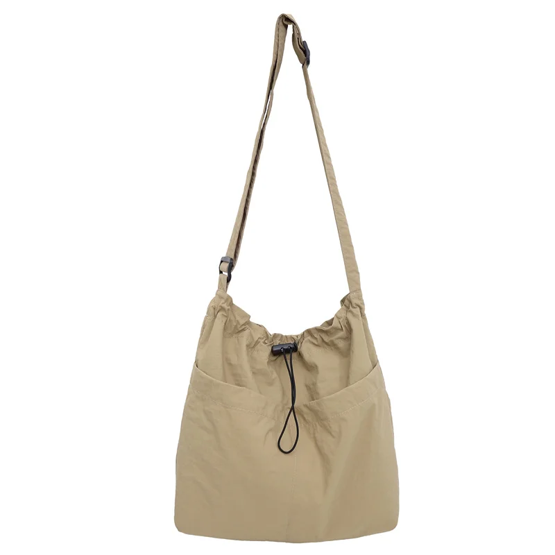 Осенне-зимняя женская сумка новинка 2024 студенческая большая сумка-ведро на