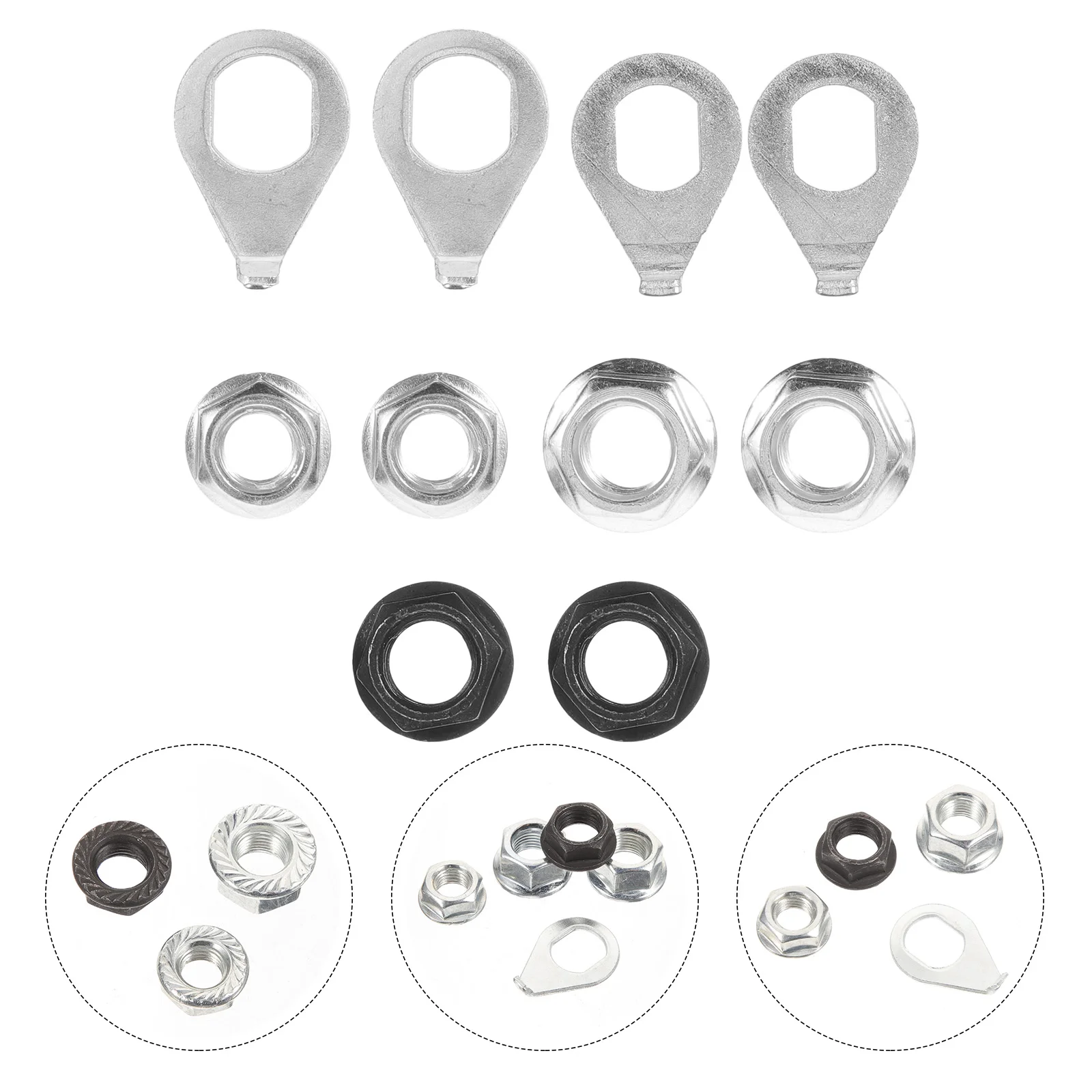 

6 комплектов вешалки для одежды, комплект защитных моек для велосипедных гаек, фланцевая защитная втулка