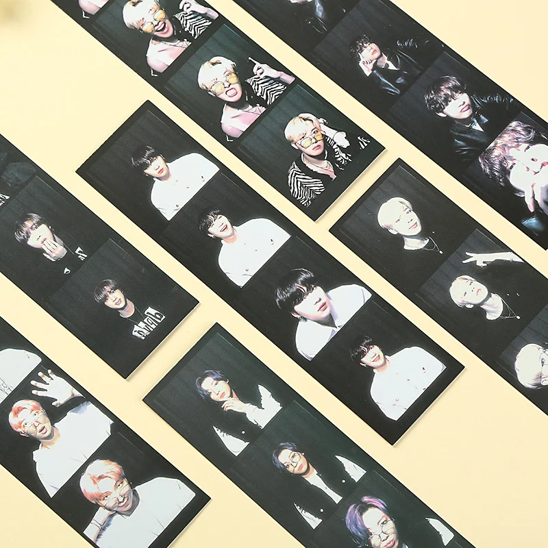 

Лидер продаж, новинка, альбом для фотографий KPOP Bangtan Boys, самодельные бумажные открытки, открытки Lomo, Подарочный веер для фотографий