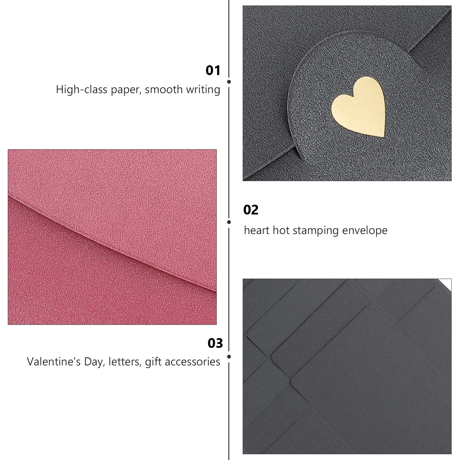 

10pcs Valentin's Day Envelopes Multi-function Vintage Envelopes Letter Holders