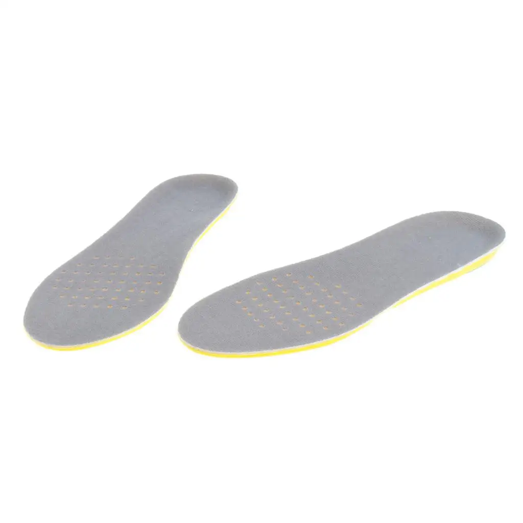 

Men Women Sports Padded Shoes Insoles Foot Pads Arch Support Cushions Shock Absorption Cuttable Size for Most Sized Shoes