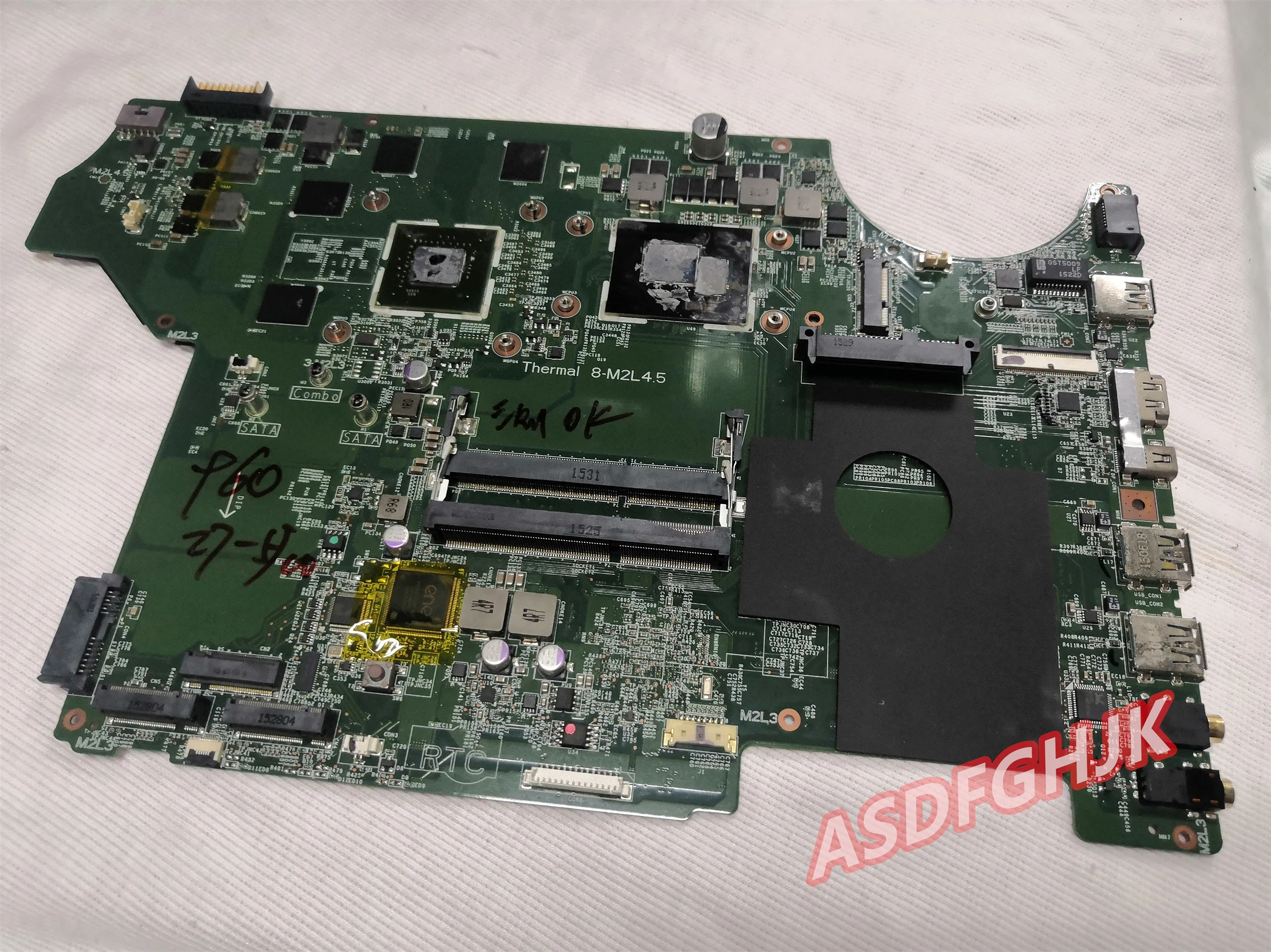 

Ms-16j21 для MSI ms-16j2 PE60 2QE-044XCN материнская плата с i7-5700hq и gtx950m/960m test ok