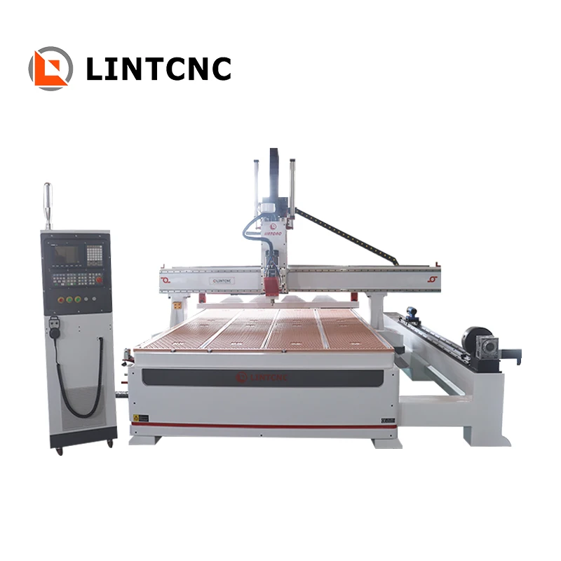 

4 axis cnc router furniture 3d design 1300*2500mm 4*8 ft ATC wood router milling machine 1325 1530 kitchen cabinet furniture