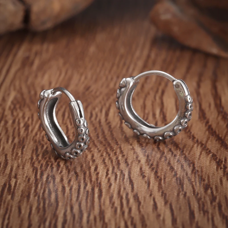 Гипоаллергенные серьги для мужчин и женщин в стиле ретро