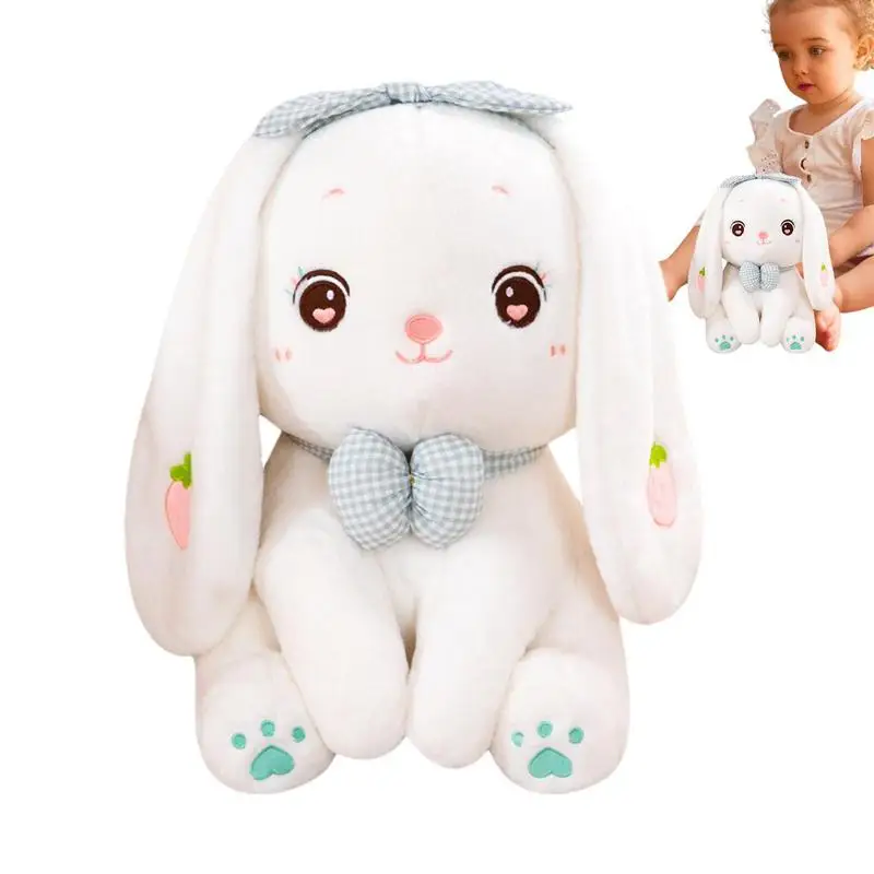 

Пасхальный кролик, мягкая игрушка 35/45 см, креативная забавная кукла, мягкая игрушка-кролик в виде клубники, милая мягкая игрушка для детей, подарок на день рождения