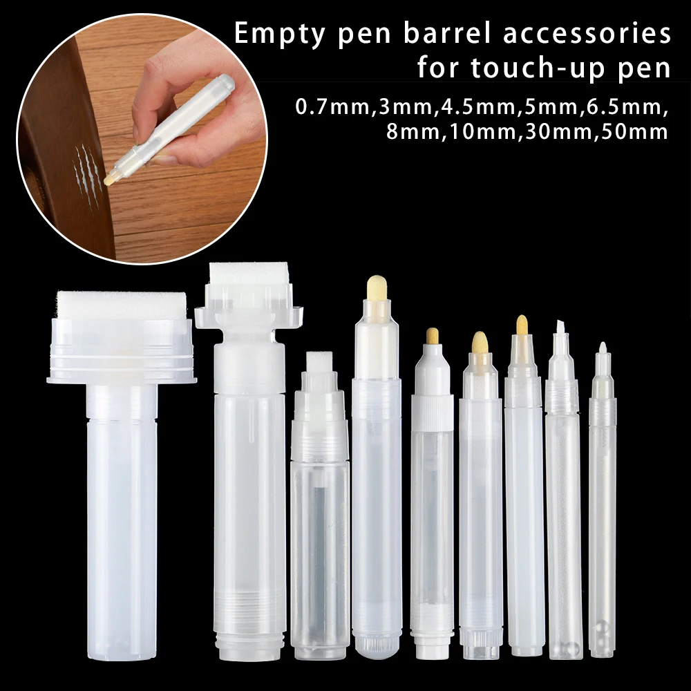 

0,7 мм 3 мм 4,5 мм 5 мм 6,5 мм 8 мм 10 мм 30 мм 50 мм пустая ручка стержень аксессуары прозрачная пластиковая ручка для краски многоразовая ручка для гр...