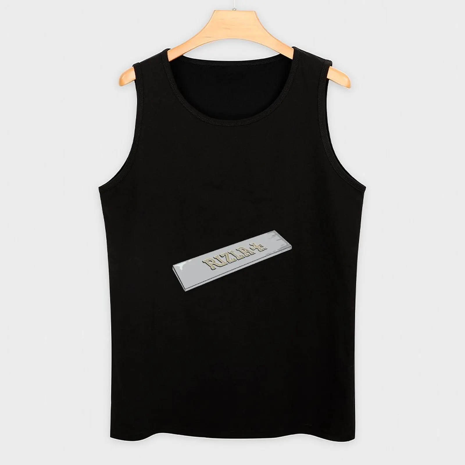 Kingsize Rizla серебряная майка для бодибилдинга