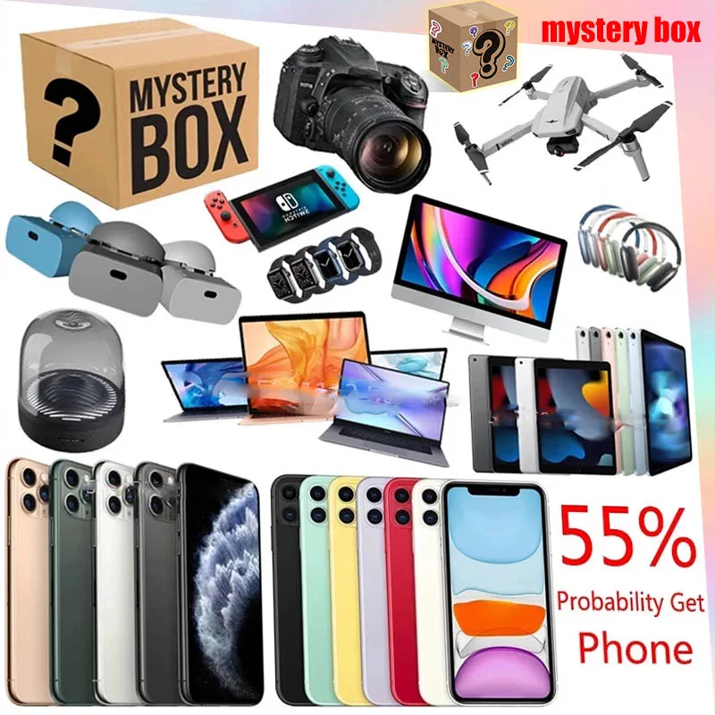 

Most Popular Lucky Mistery Box 100%Winning High Quality Surprise Gift Mysterious Blind Box Random Digital Product Christmas Gift