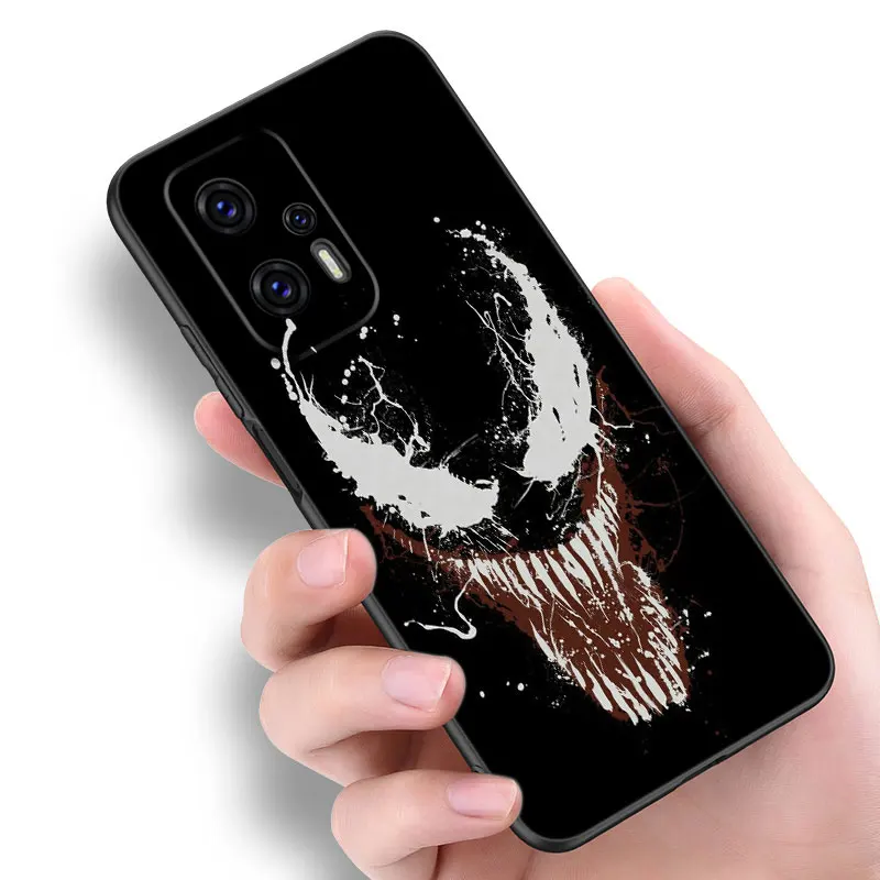 Venom Marvel Black Silicone Phone Case For Xiaomi POCO X3 X4 NFC F4 GT F5 F6 M4 M6 X5 X6 NEO Pro 5G M5