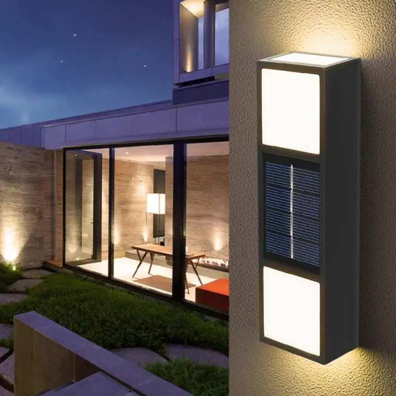 

Solar Wall Light 180° Waterproof Outdoor Garden Decoration Solar Wall Lamp For Outdoor Wall Fence Stair Aisle Porch Lights