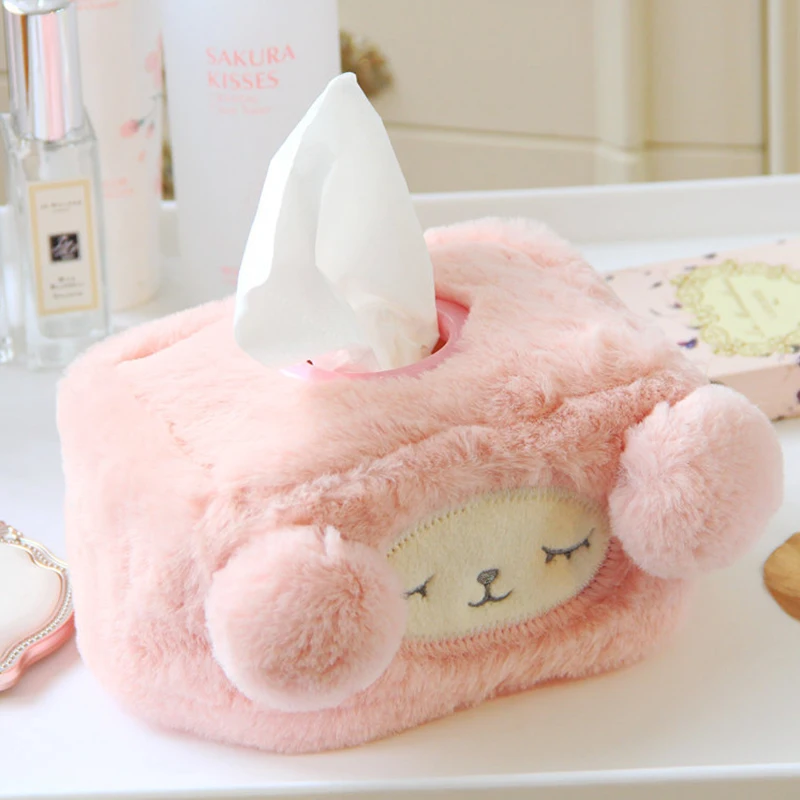 INS Kawaii Набор салфеток из овечьей ткани для дома Гостиная Трехмерный розовый набор