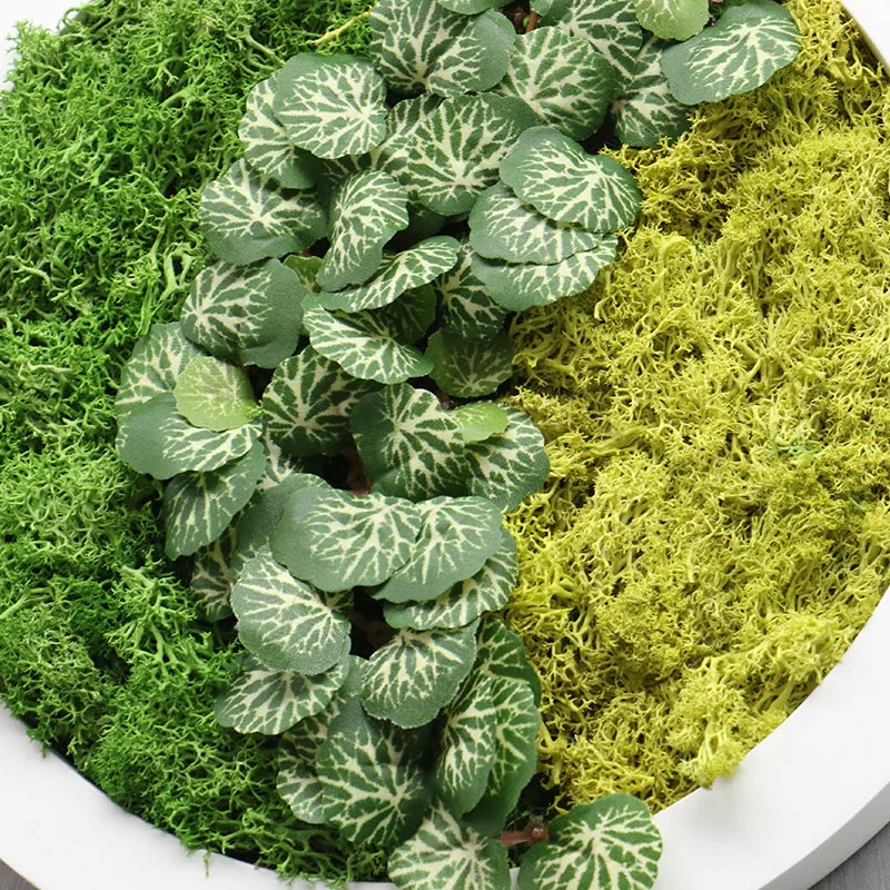 Искусственные зеленые растения настенная фоторамка подвесное украшение на