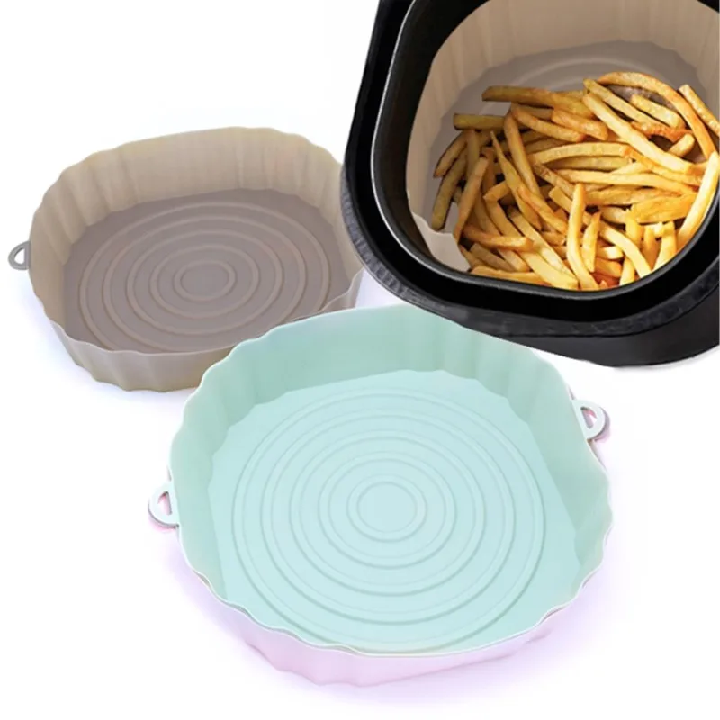 

Многоразовая силиконовая подкладка для фритюрницы, квадратная подставка для фритюрницы, термостойкая подставка для пищевых продуктов, акс...